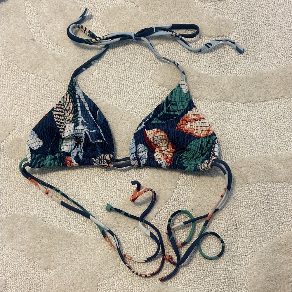 Salinas Multicolor Tropical Bikini Top